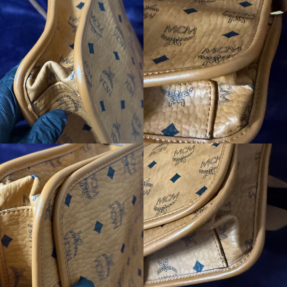 UNUSED UNISEX AUTHENTIC MCM COGNAC
Visetos Klassik Messenger Bag - Picture 12 of 16